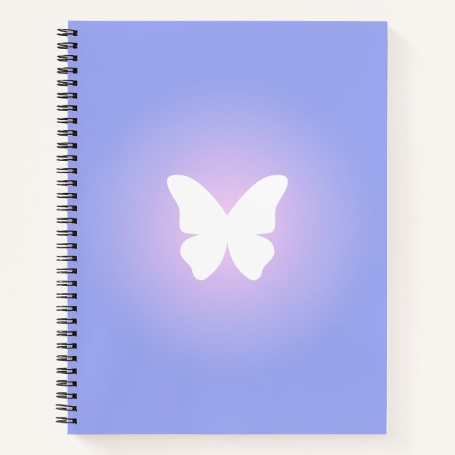 Ethereal Butterfly Glow Notebook (Front)