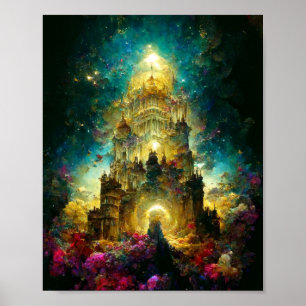Ethereal Castle 8 Imaginaire Art Poster