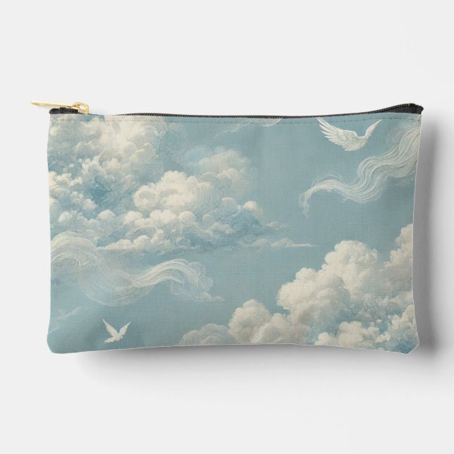 Ethereal Clouds Accessory Pouch (Front)
