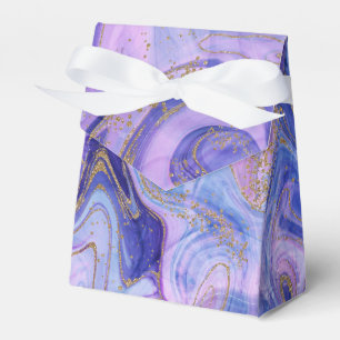 Ethereal Cotton Candy Marble Watercolor Fantasy Favor Box