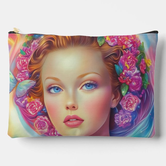 Ethereal Crown Portrait  Accessory Pouch (Front)