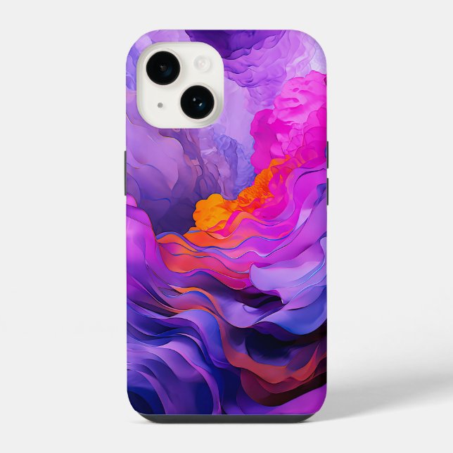 "Ethereal Currents" iPhone Case (Back)