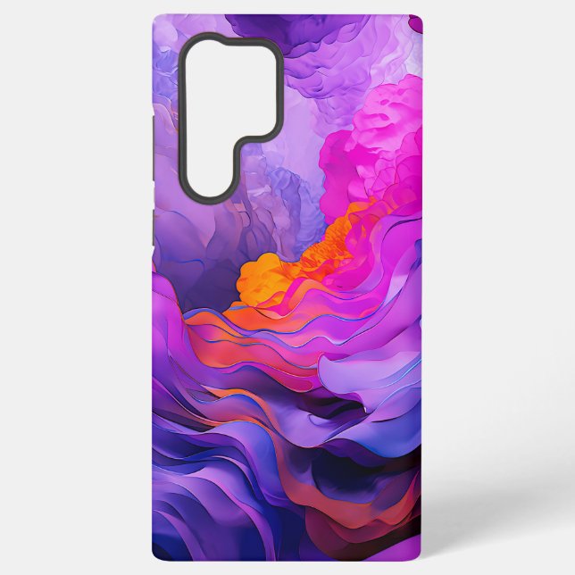 "Ethereal Currents" Samsung Galaxy S22 Ultra Case (Back)