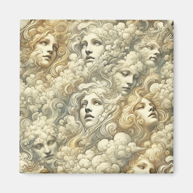 Ethereal Drift – Gothic Victorian Magnet (Front)