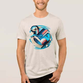 Ethereal Echo – Digital Art T-Shirt Tri-Blend Shirt