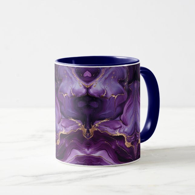Ethereal Elegance Marble  Mug (Front Right)