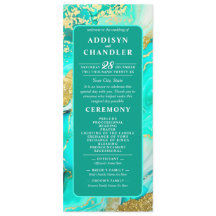 Ethereal Elegance Turquoise Geode-Inspired Wedding