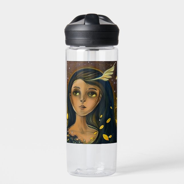 Ethereal Enchanted Angelic Girl  Water Bottle (Front)