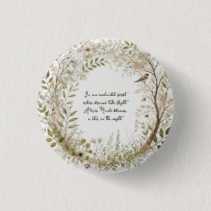 Ethereal Enchanted Forest 1 Inch Round Button