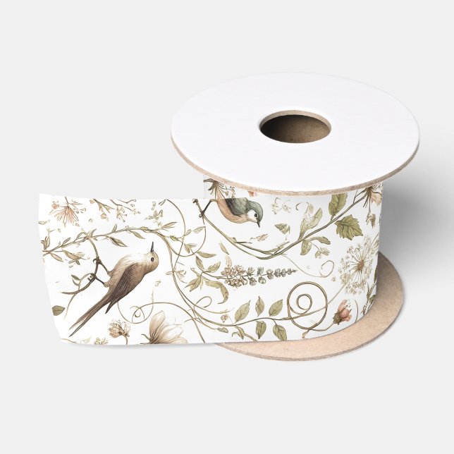 Ethereal Enchanted Forest Satin Ribbon (Spool)