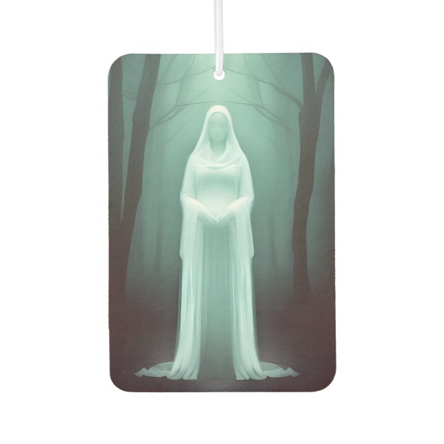 Ethereal Enigma: Mysterious Ghostcore Spirit Air Freshener (Front)