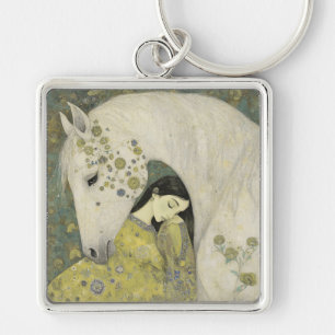 Ethereal Equine Moonlit Dream Keychain
