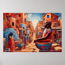 Ethereal Essence: African Dreams Portrait Motivate