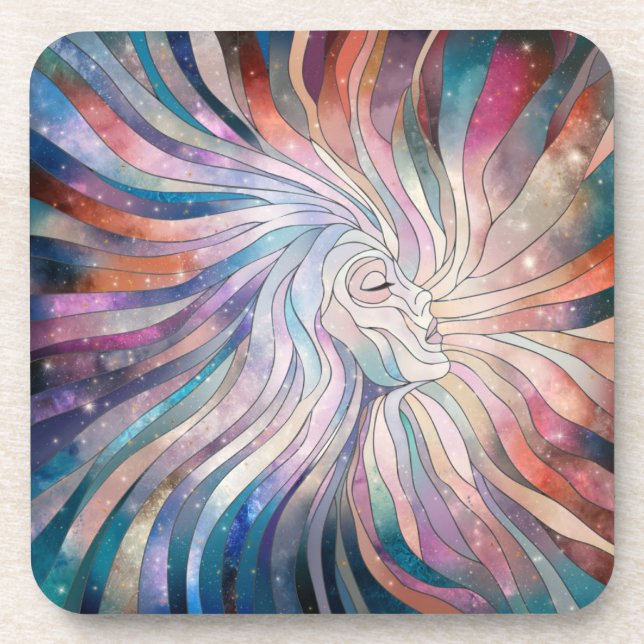 Ethereal Essence - Mosaic Art Coaster (Front)