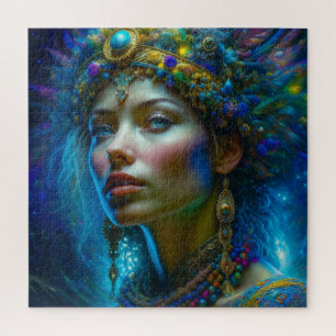 Ethereal Fantasy Art Princess Warrior Beautiful   Jigsaw Puzzle
