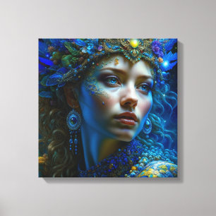Ethereal Fantasy Art Princess Warrior Mystical Canvas Print