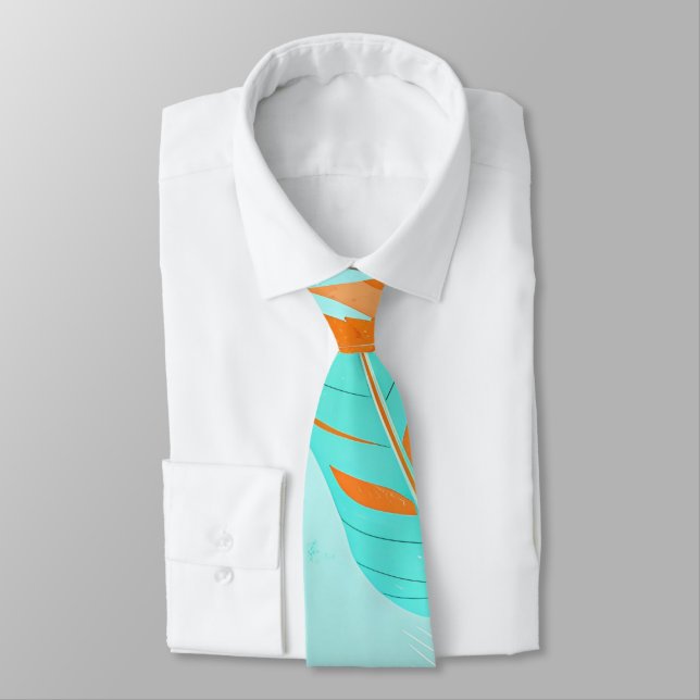 Ethereal Feathers Tie (Tied)