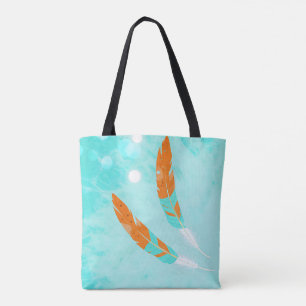 Ethereal Feathers Tote Bag