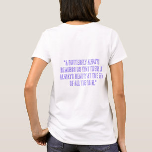 "Ethereal Flutter: Butterfly-Inspired T-shirt 