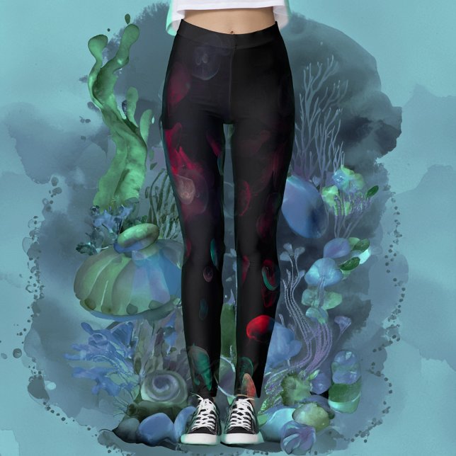 Ethereal Glow Jellyfish Leggings (Creator Uploaded)