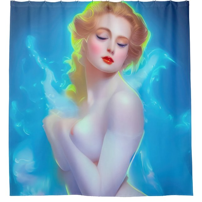 Ethereal Goddess Portrait – Surreal Fantasy (Front)