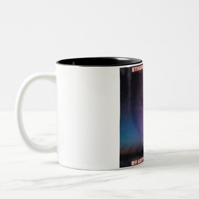 Ethereal groove version .1 Two-Tone coffee mug (Left)