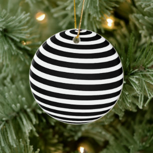 Ethereal Harmony: Abstract Sphere Ceramic Ornament