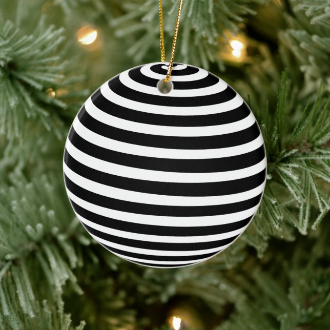 Ethereal Harmony: Abstract Sphere Ceramic Ornament (Tree)