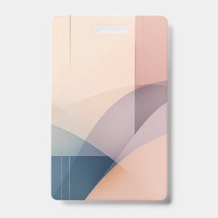 Ethereal Harmony Summary Art Modern Pastel Color Badge