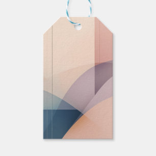Ethereal Harmony Summary Modern Pastel Color Art Gift Tags