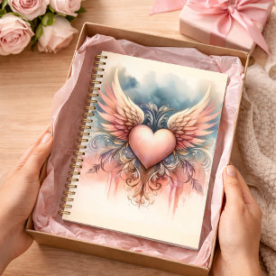 Ethereal Heart with Wings Planner