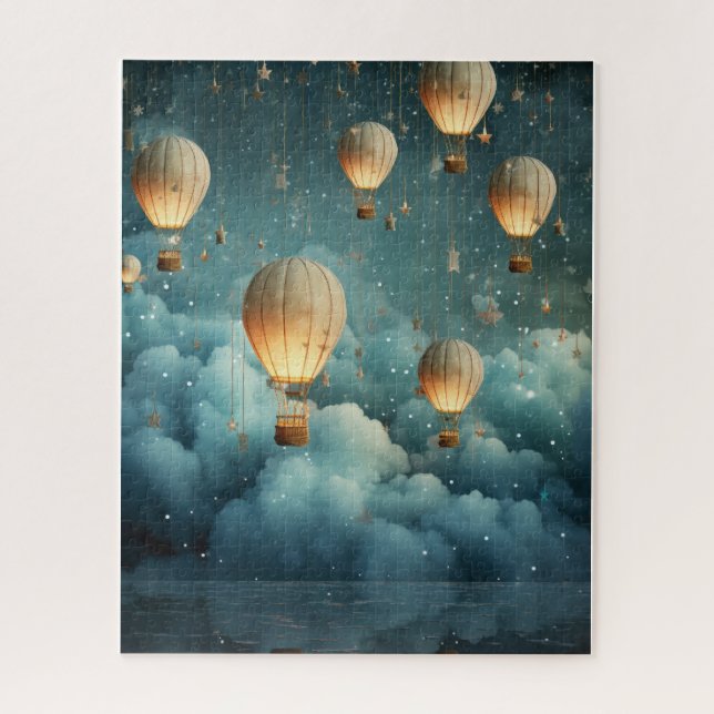 Ethereal Hot Air Balloons Jigsaw Puzzle (Vertical)