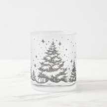 Ethereal Ink Impressions: Ink Line in Xmas Glass