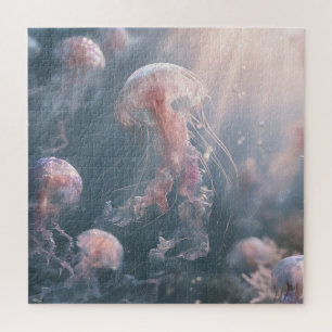 Ethereal Jellyfish Jigsaw Puzzle
