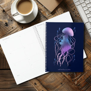 Ethereal Jellyfish Violet Blue Planner