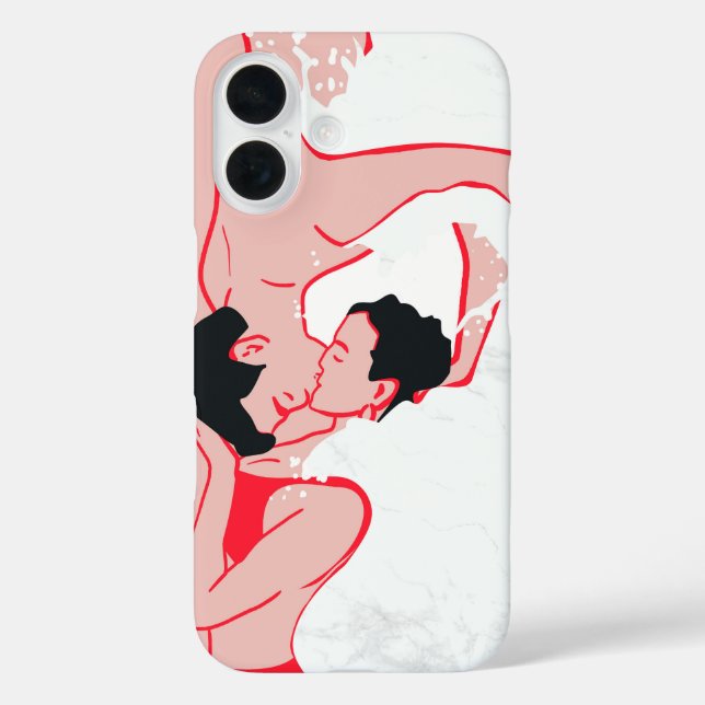 Ethereal Kiss in the Waves Case-Mate iPhone Case (Back)