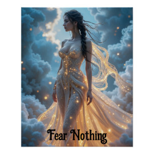 Ethereal Light Nymph Poster