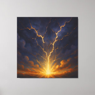Ethereal Lightbreaking Canvas Print