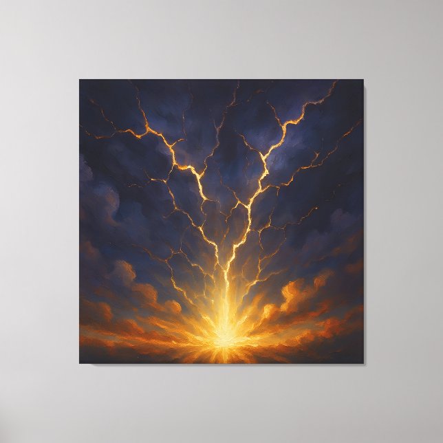 Ethereal Lightbreaking Canvas Print (Front)