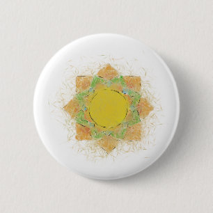 Ethereal Lotus Flower 2 Inch Round Button