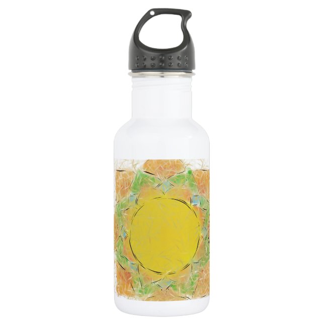 Ethereal Lotus Flower 532 Ml Water Bottle (Front)
