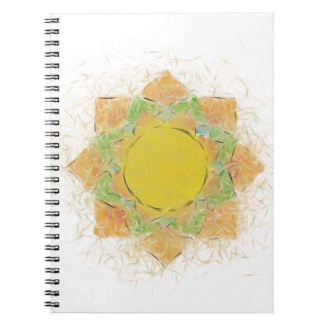 Ethereal Lotus Flower Notebook (Front)