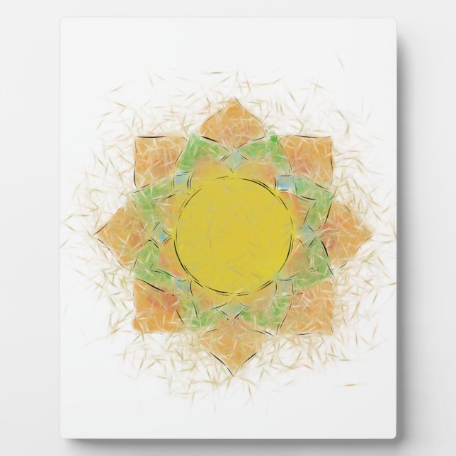 Ethereal Lotus Flower Plaque (Front)