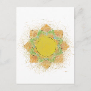 Ethereal Lotus Flower Postcard