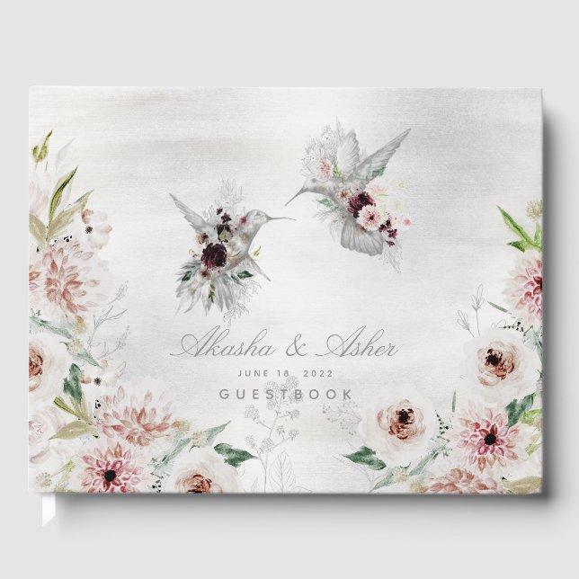 Ethereal Love Wedding Guest Book (Front)