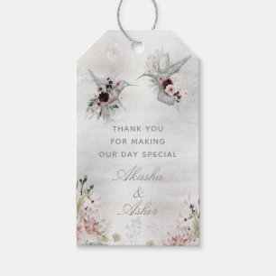 Ethereal Love Wedding Long Favour Gift Tags