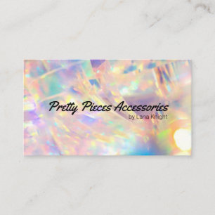 Ethereal luminescent Clothing Boutique or Jeweller Business Card