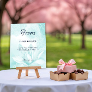 Ethereal Magnolia Flower, Wedding Favours Poster