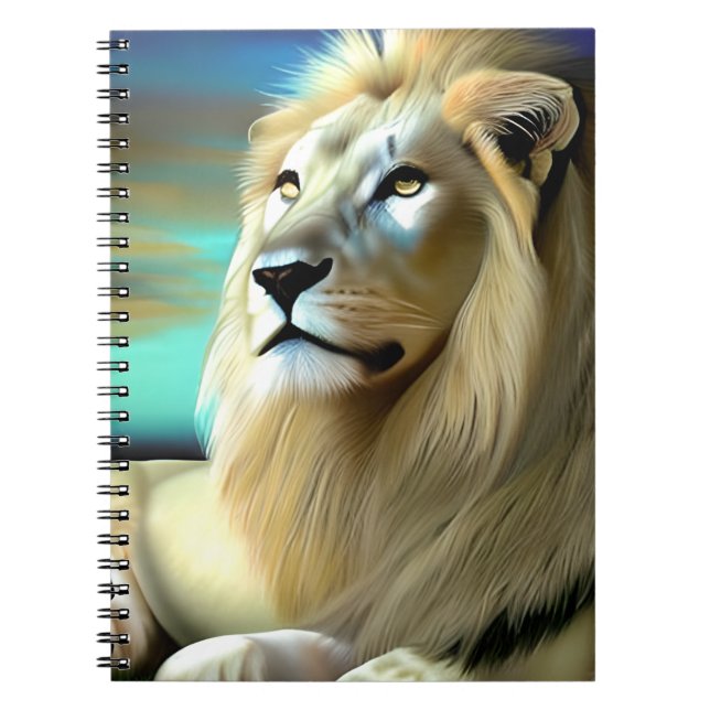 Ethereal  Majestic Lions Notebook (Front)