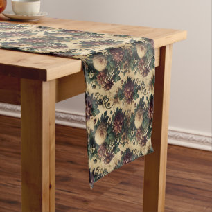 Ethereal Menace – Gothic Botanical Design Short Table Runner